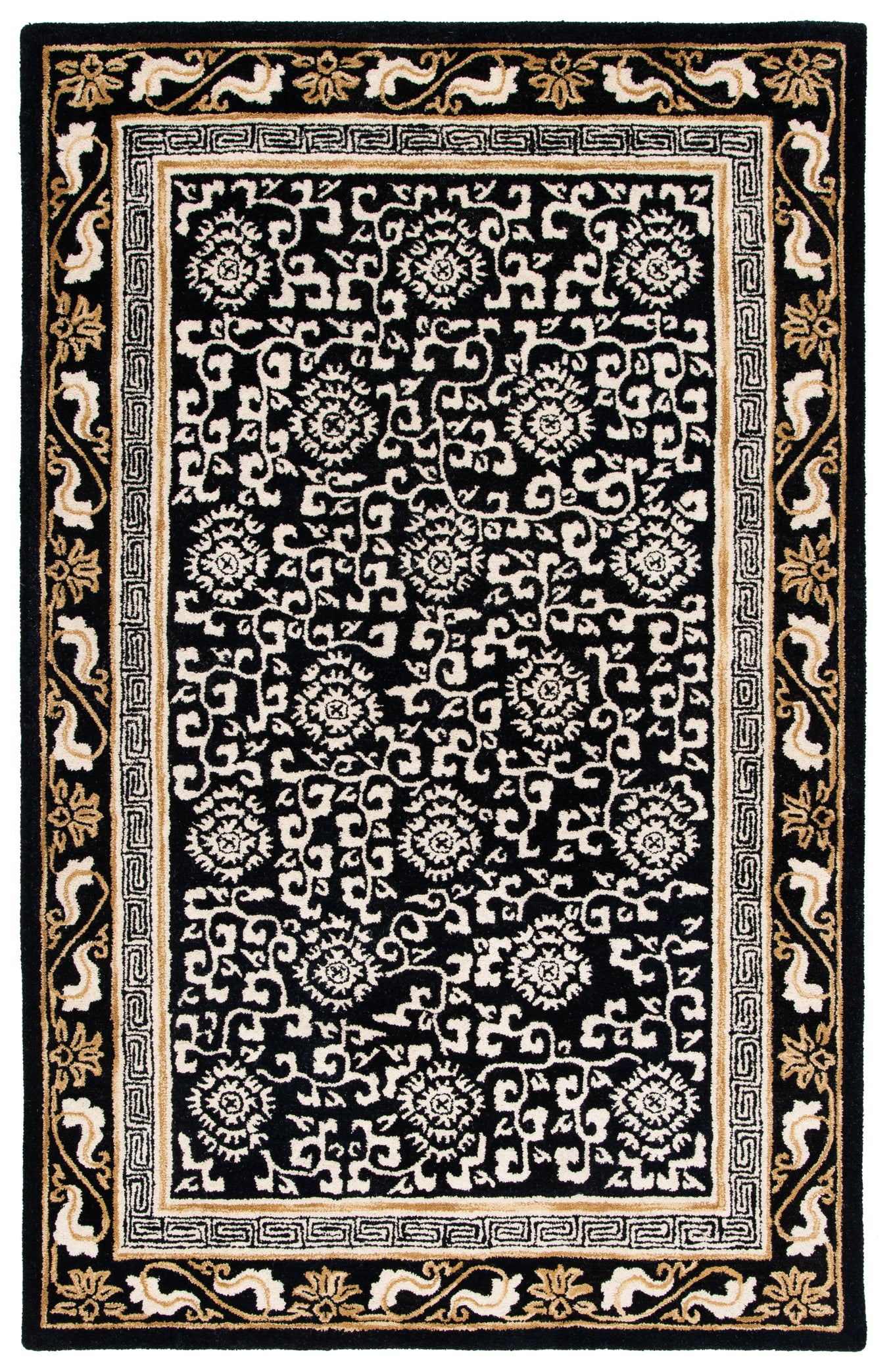 Safavieh Antiquity 60 Rug, AT860 - Black / Ivory