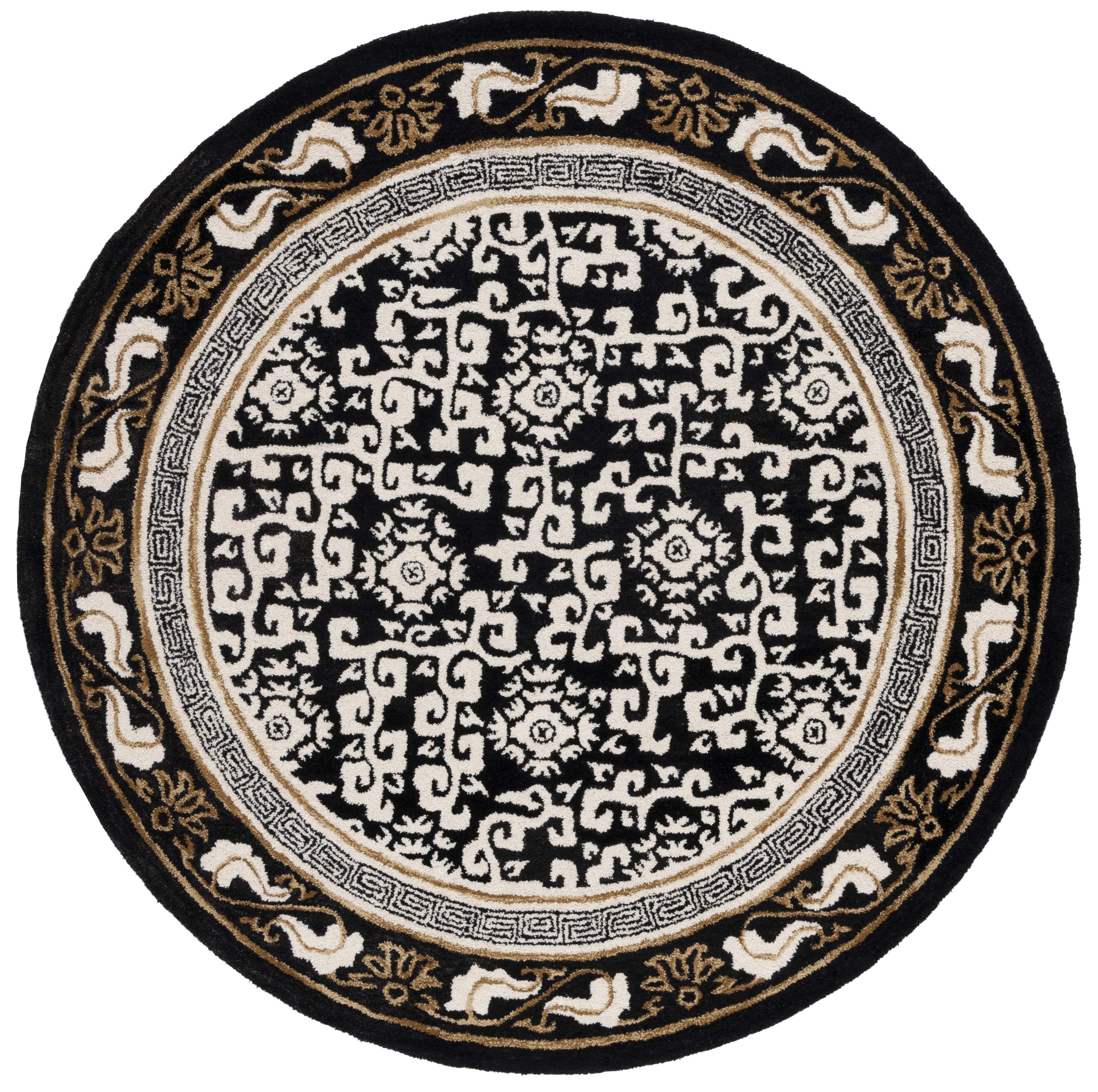 Safavieh Antiquity 60 Rug, AT860 - Black / Ivory