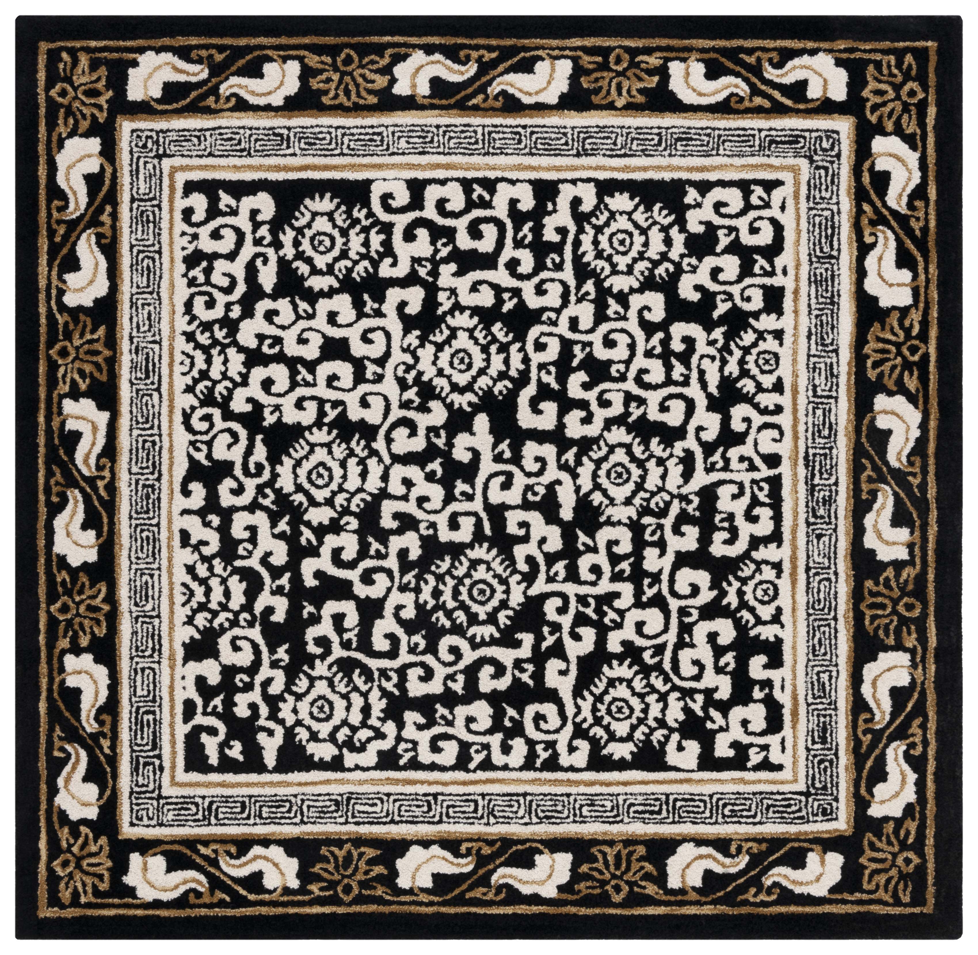 Safavieh Antiquity 60 Rug, AT860 - Black / Ivory
