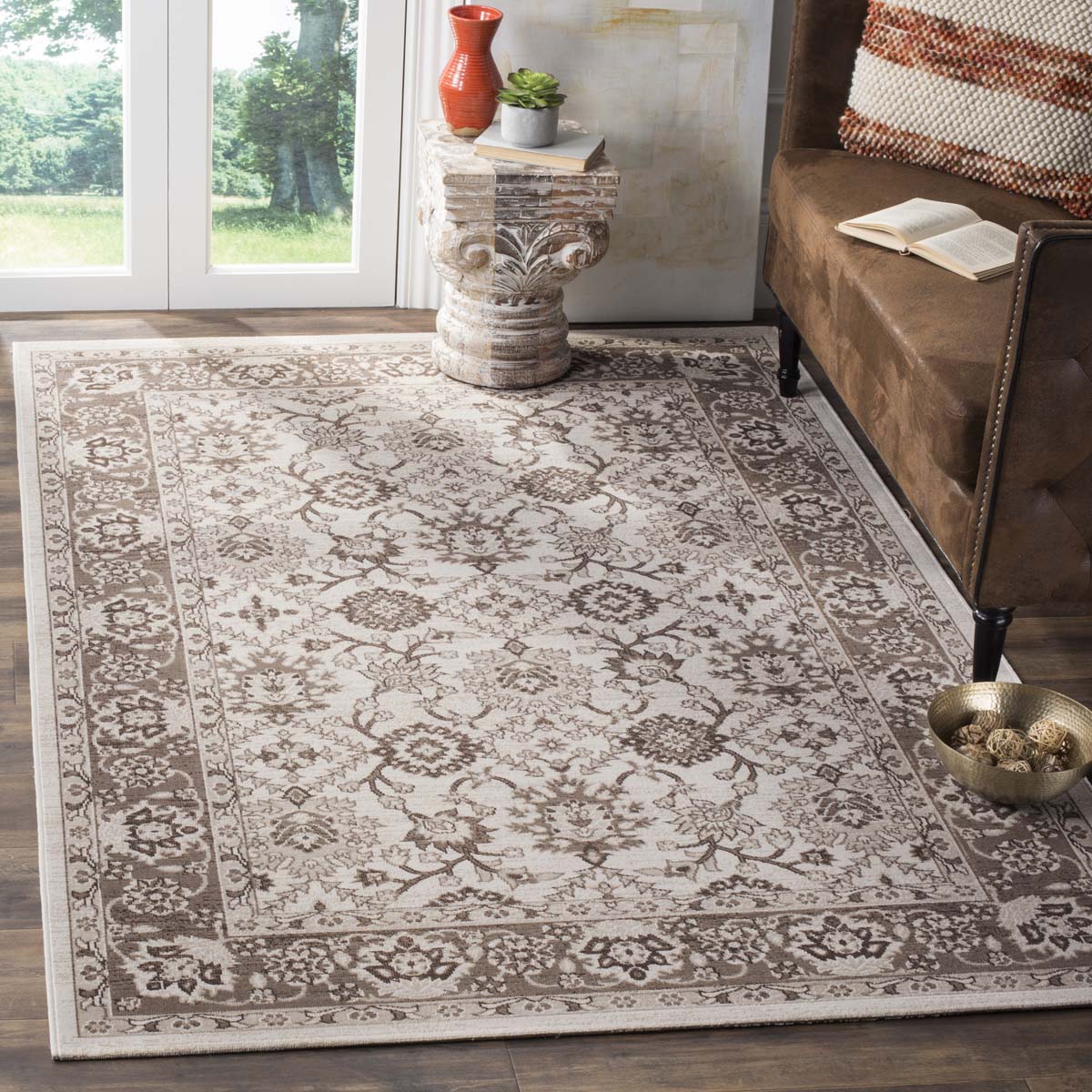 Safavieh Artisan 328 Rug, ATN328 - Ivory / Brown