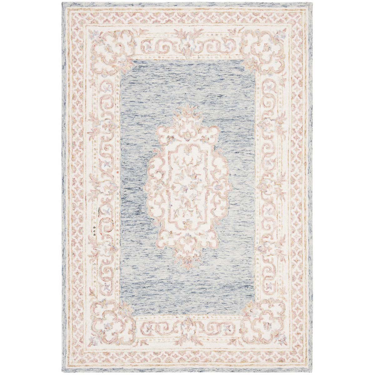 Safavieh Aubusson 101 Rug, AUB101 - Blue / Pink