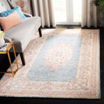 Safavieh Aubusson 101 Rug, AUB101 - Blue / Pink