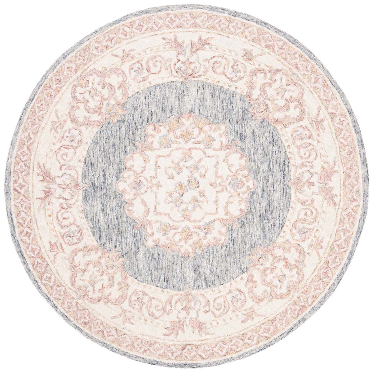Safavieh Aubusson 101 Rug, AUB101 - Blue / Pink