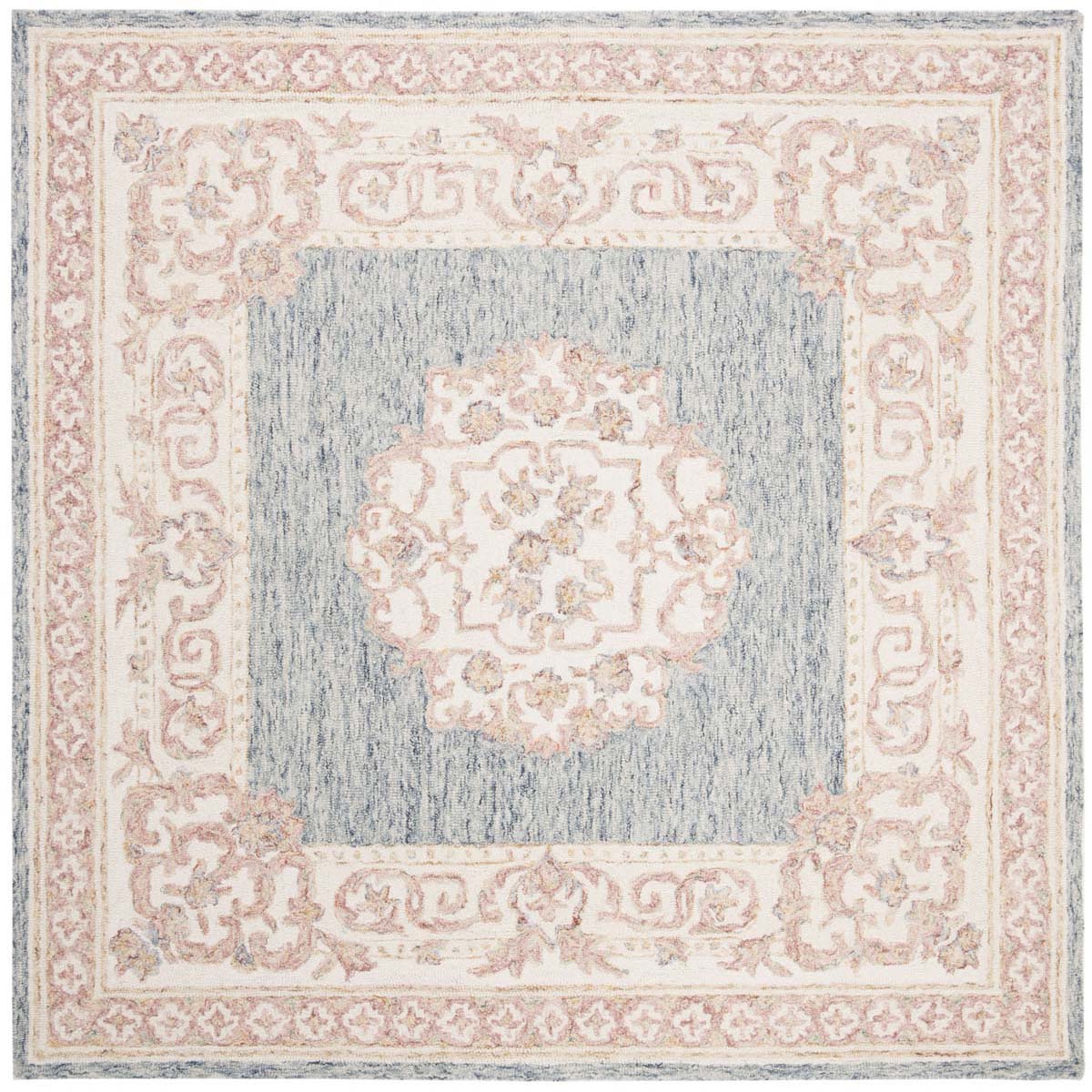 Safavieh Aubusson 101 Rug, AUB101 - Blue / Pink