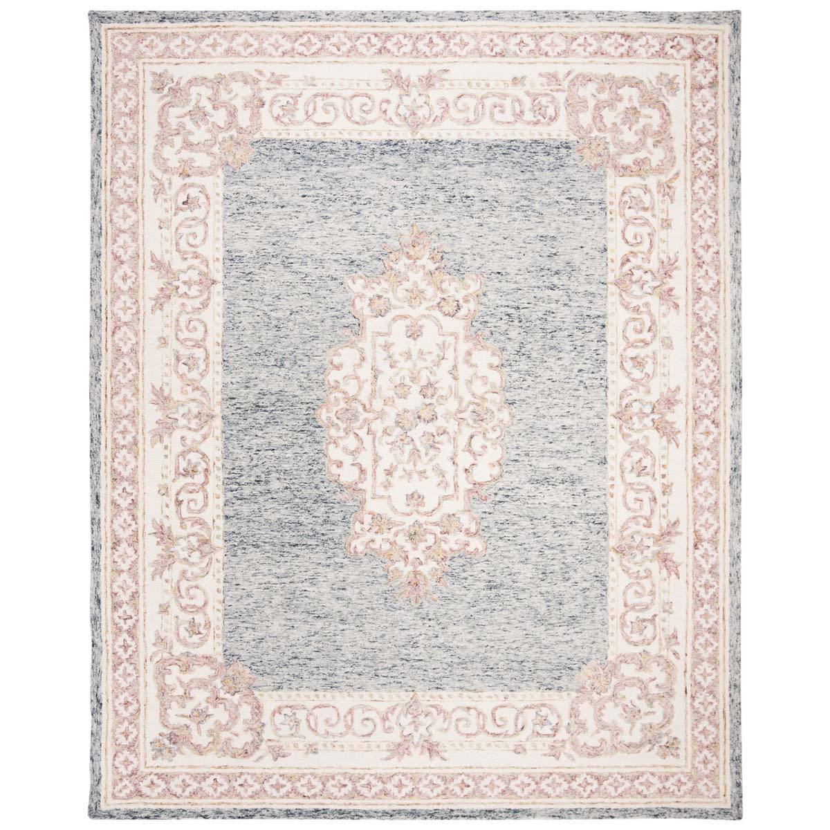 Safavieh Aubusson 101 Rug, AUB101 - Blue / Pink