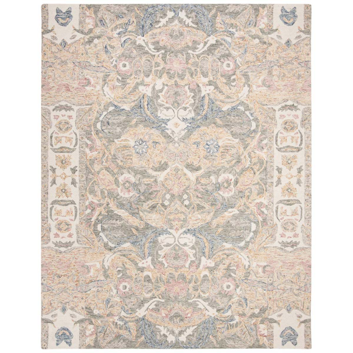 Safavieh Aubusson 104 Rug, AUB104 - Ivory / Sage