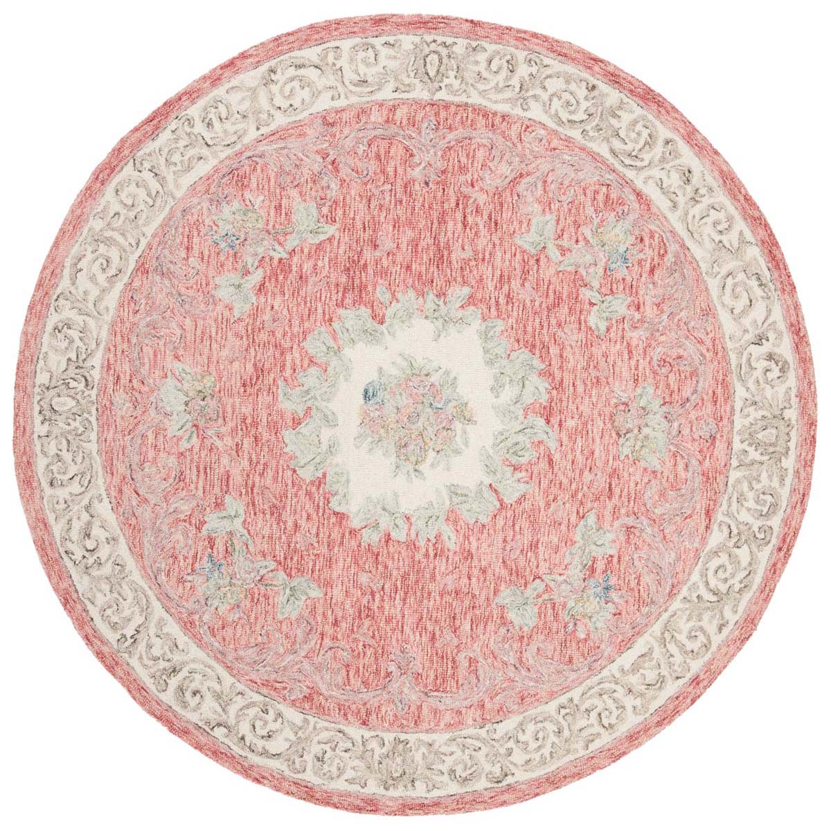 Safavieh Aubusson 105 Rug, AUB105 - Red / Ivory