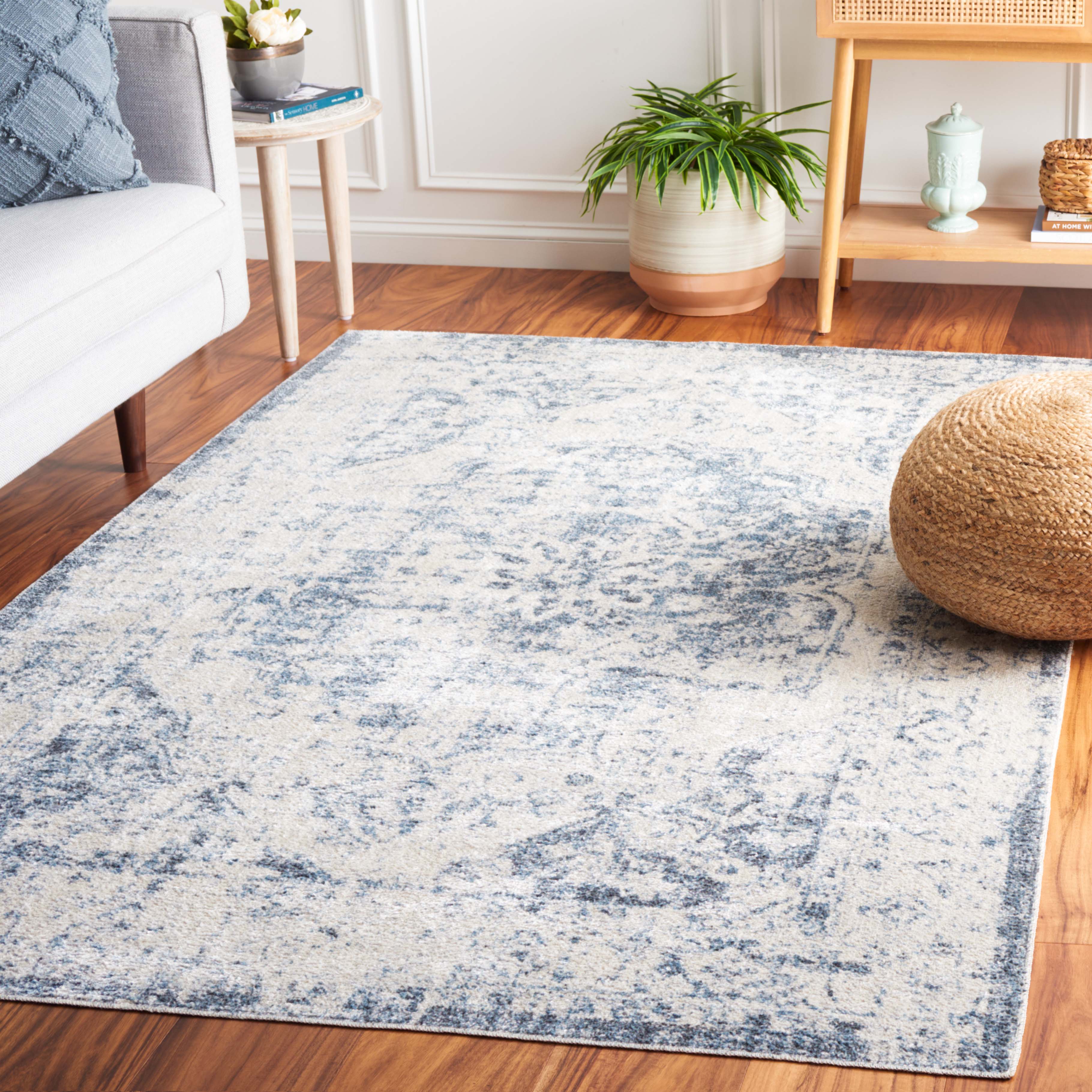 Safavieh Baltimore 850 Rug, BAL850 - Light Grey / Blue