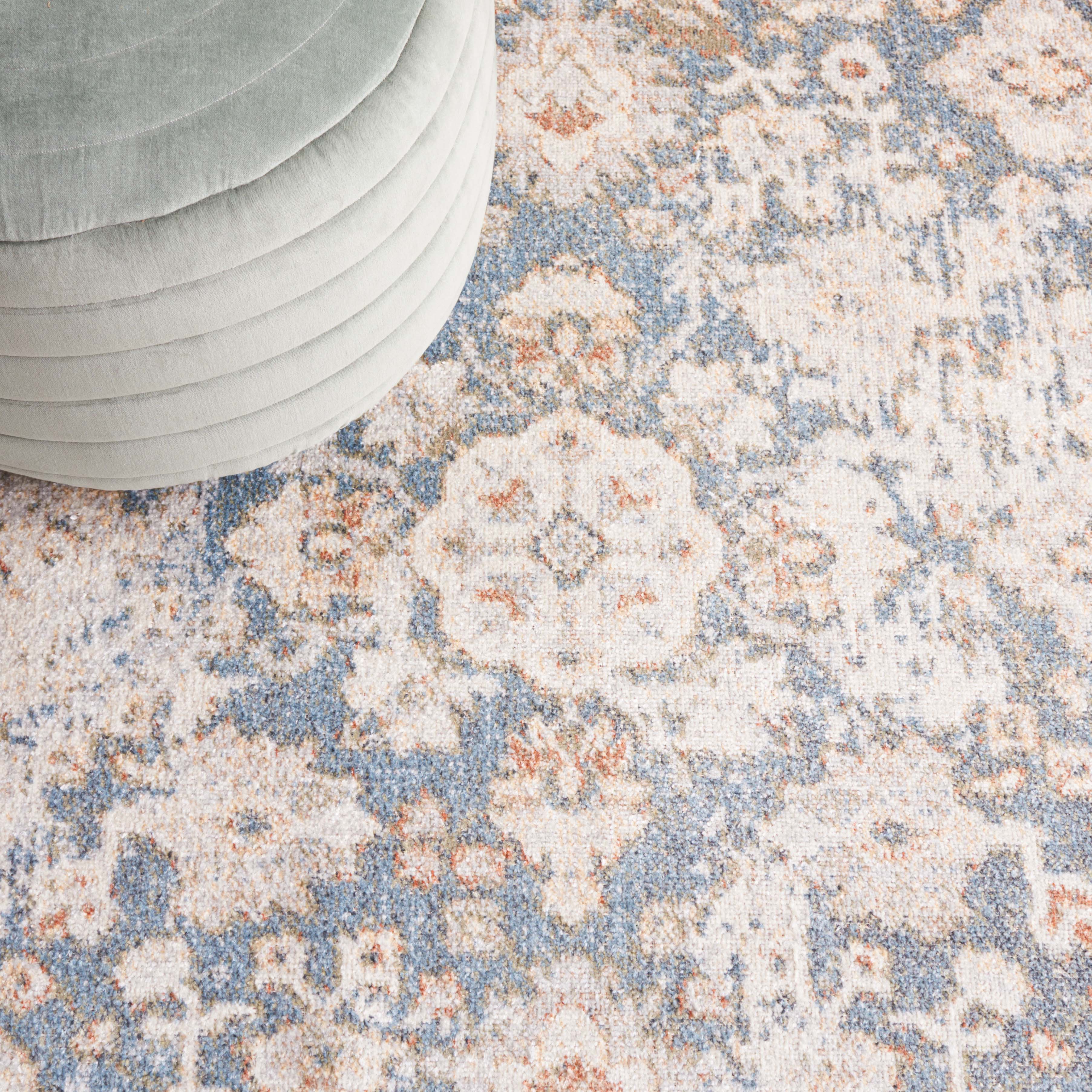 Safavieh Baltimore 852 Rug, BAL852 - Light Grey / Blue