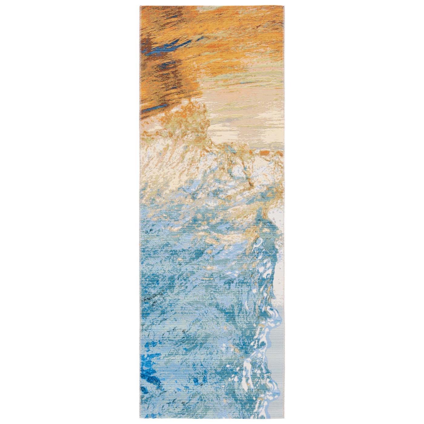 Safavieh Barbados 510 Rug, BAR510 - Blue / Gold