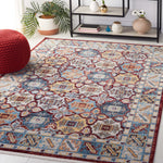 Safavieh Bayside 102 Rug, BAY102 - Blue / Red