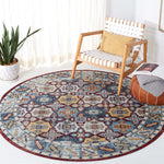 Safavieh Bayside 102 Rug, BAY102 - Blue / Red