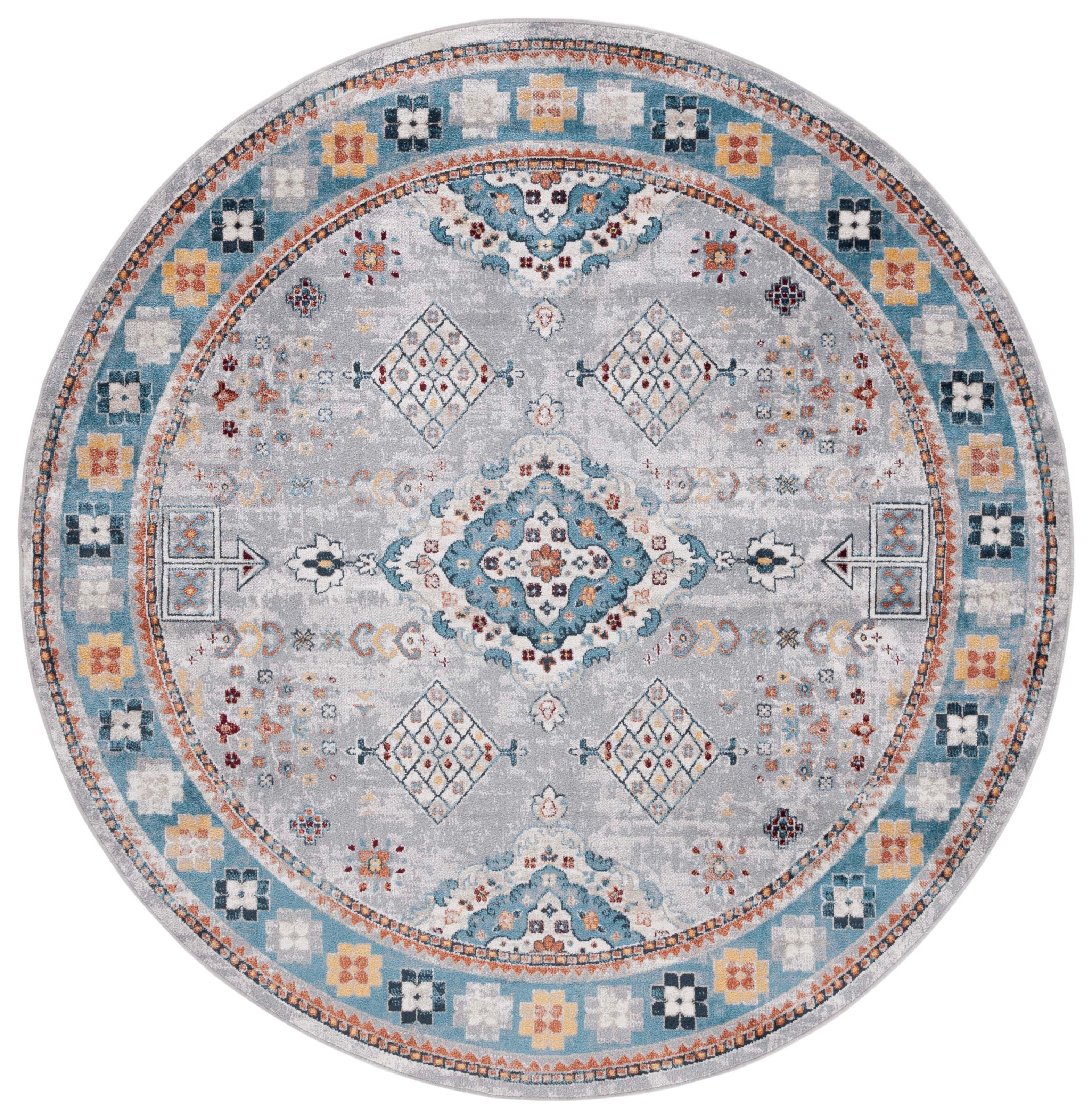 Safavieh Bayside 106 Rug, BAY106 - Light Grey / Blue