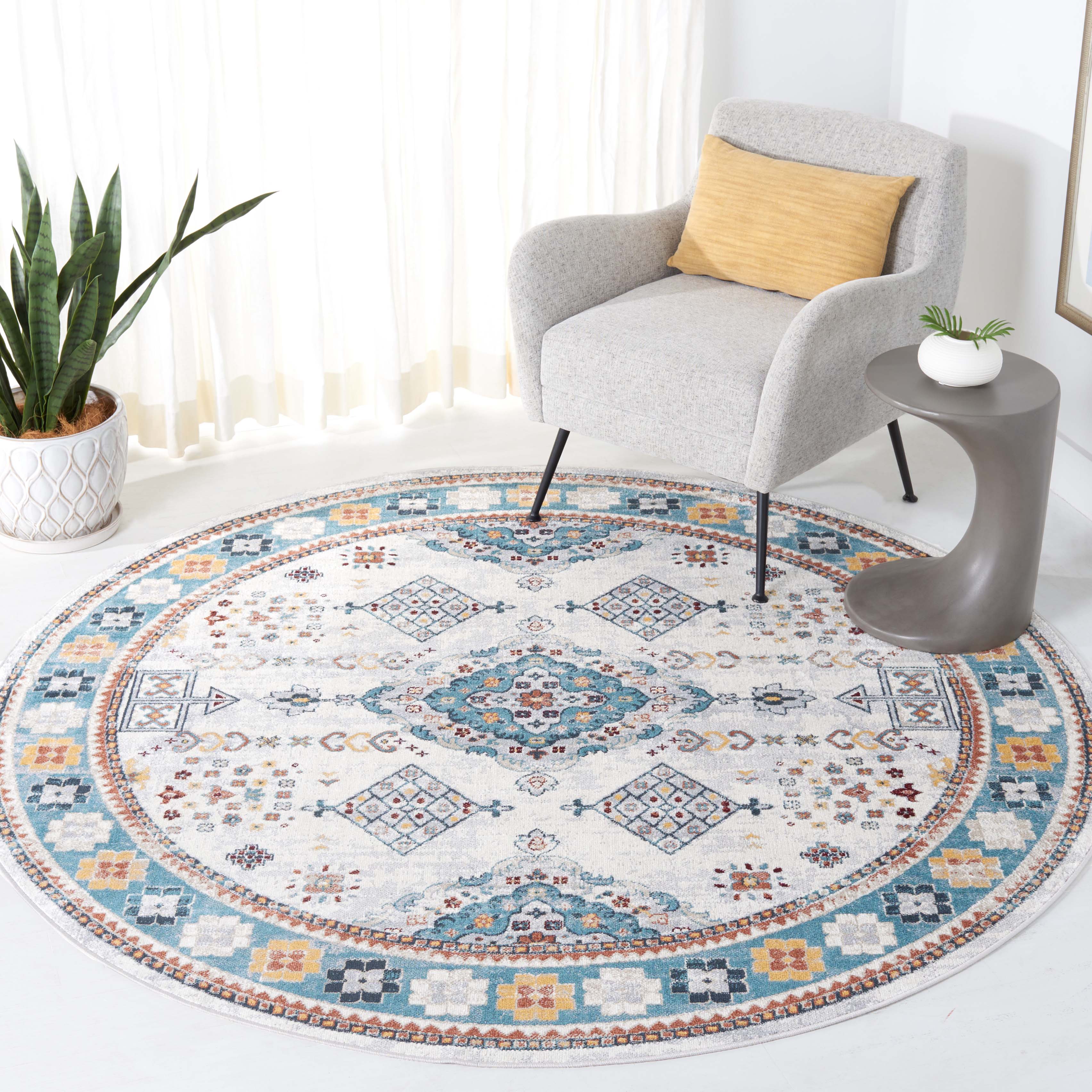 Safavieh Bayside 106 Rug, BAY106 - Grey / Blue