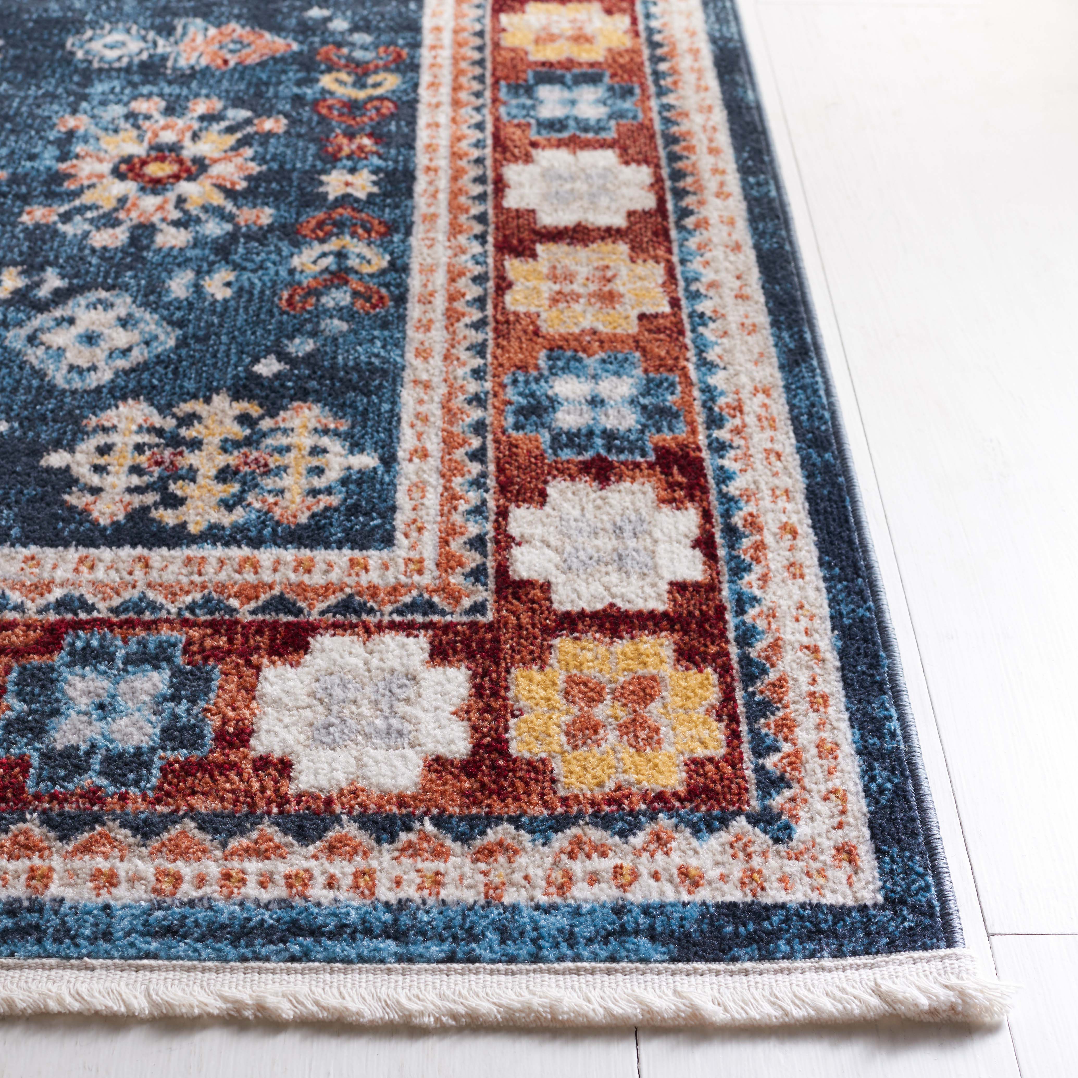 Safavieh Bayside 106 Rug, BAY106 - Blue / Red