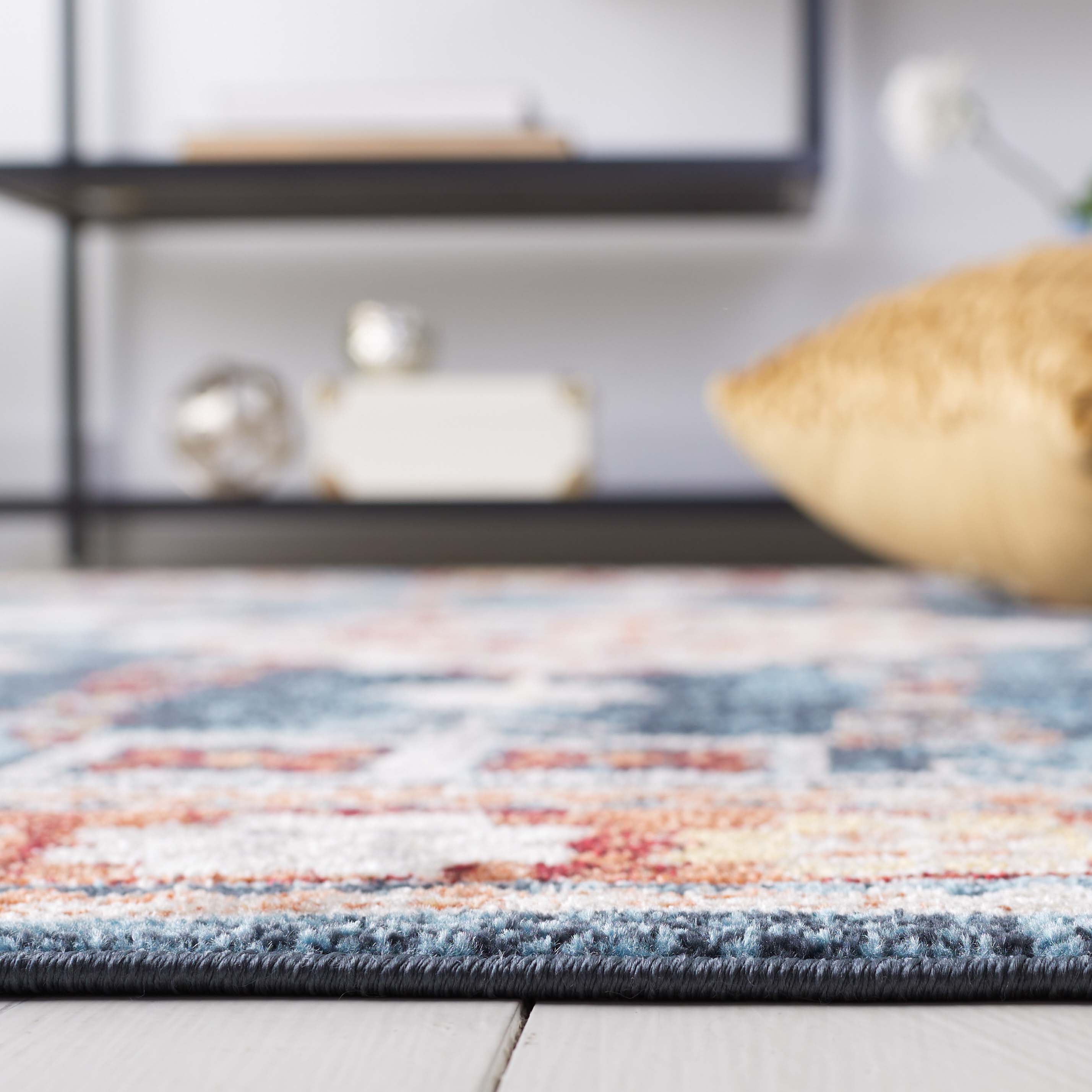 Safavieh Bayside 106 Rug, BAY106 - Blue / Red