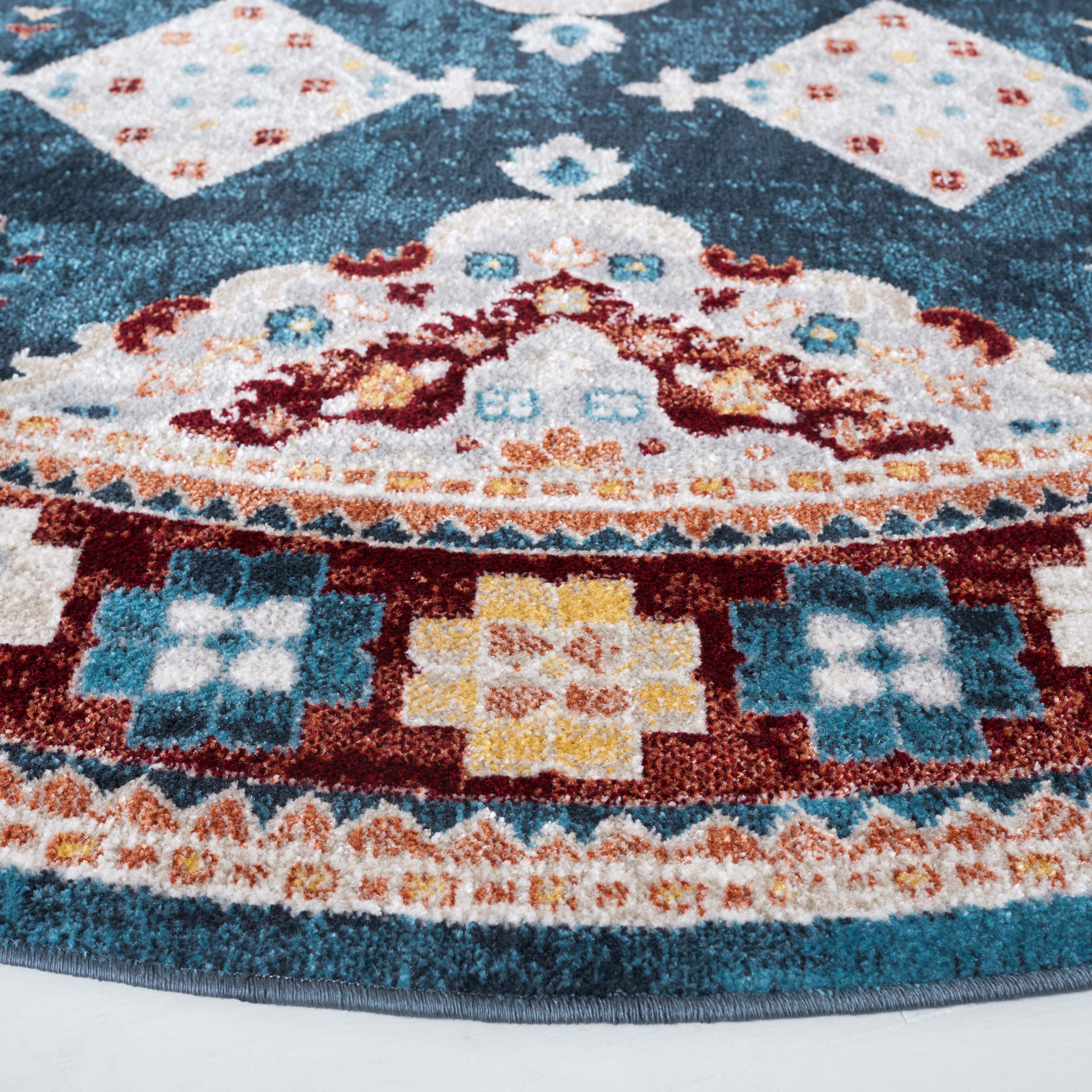Safavieh Bayside 106 Rug, BAY106 - Blue / Red