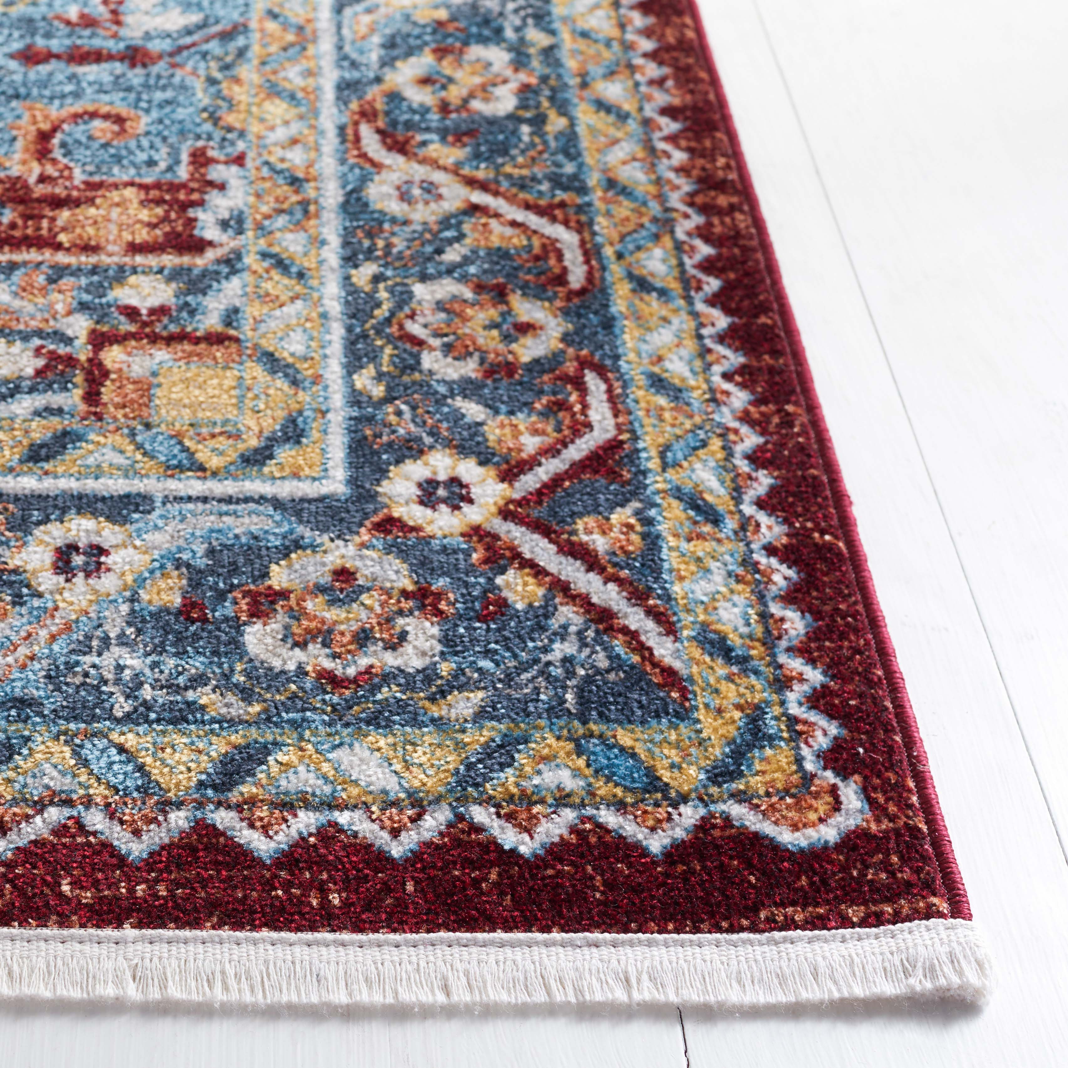 Safavieh Bayside 108 Rug, BAY108 - Blue / Red
