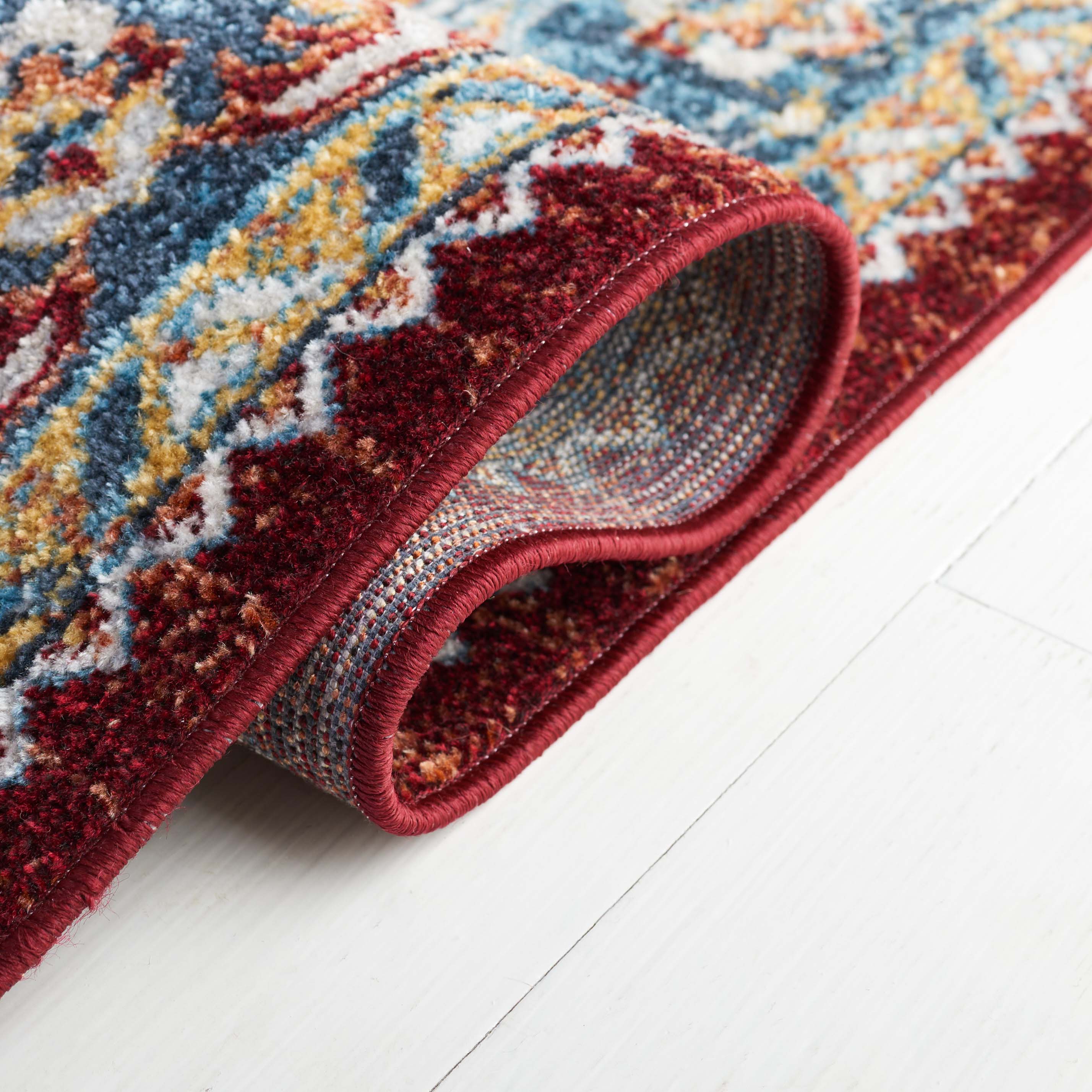 Safavieh Bayside 108 Rug, BAY108 - Blue / Red