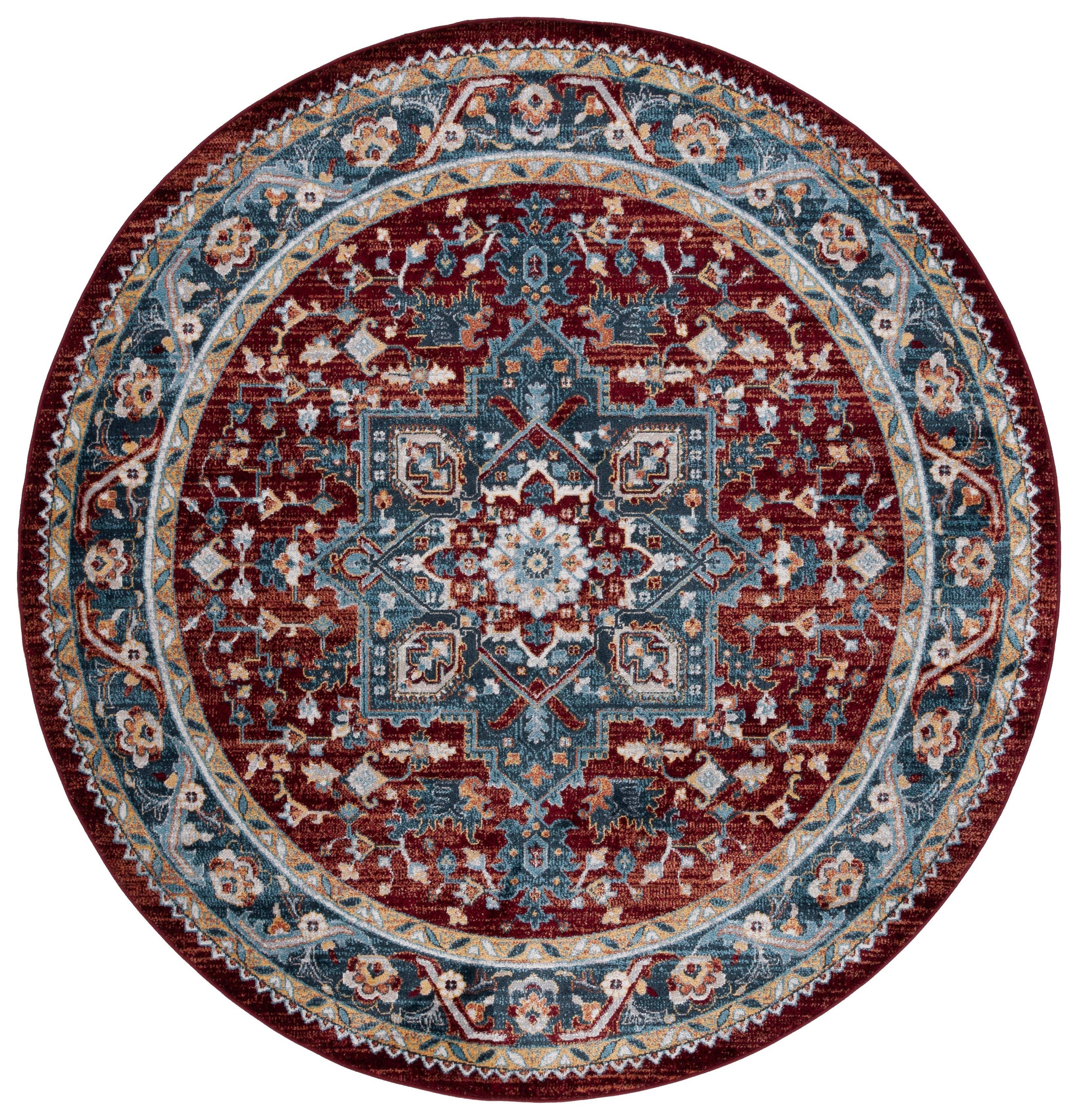 Safavieh Bayside 108 Rug, BAY108 - Blue / Red