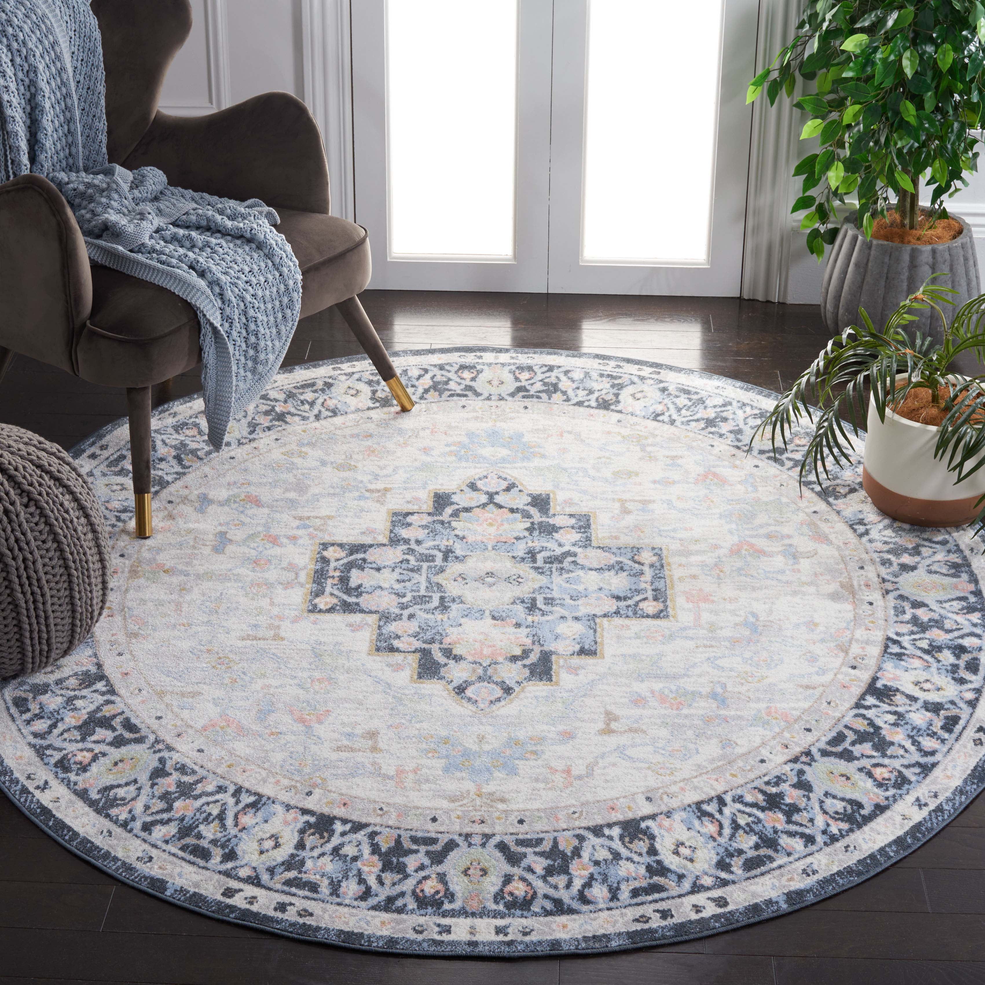 Safavieh Bayside 114 Rug, BAY114 - Blue / Ivory