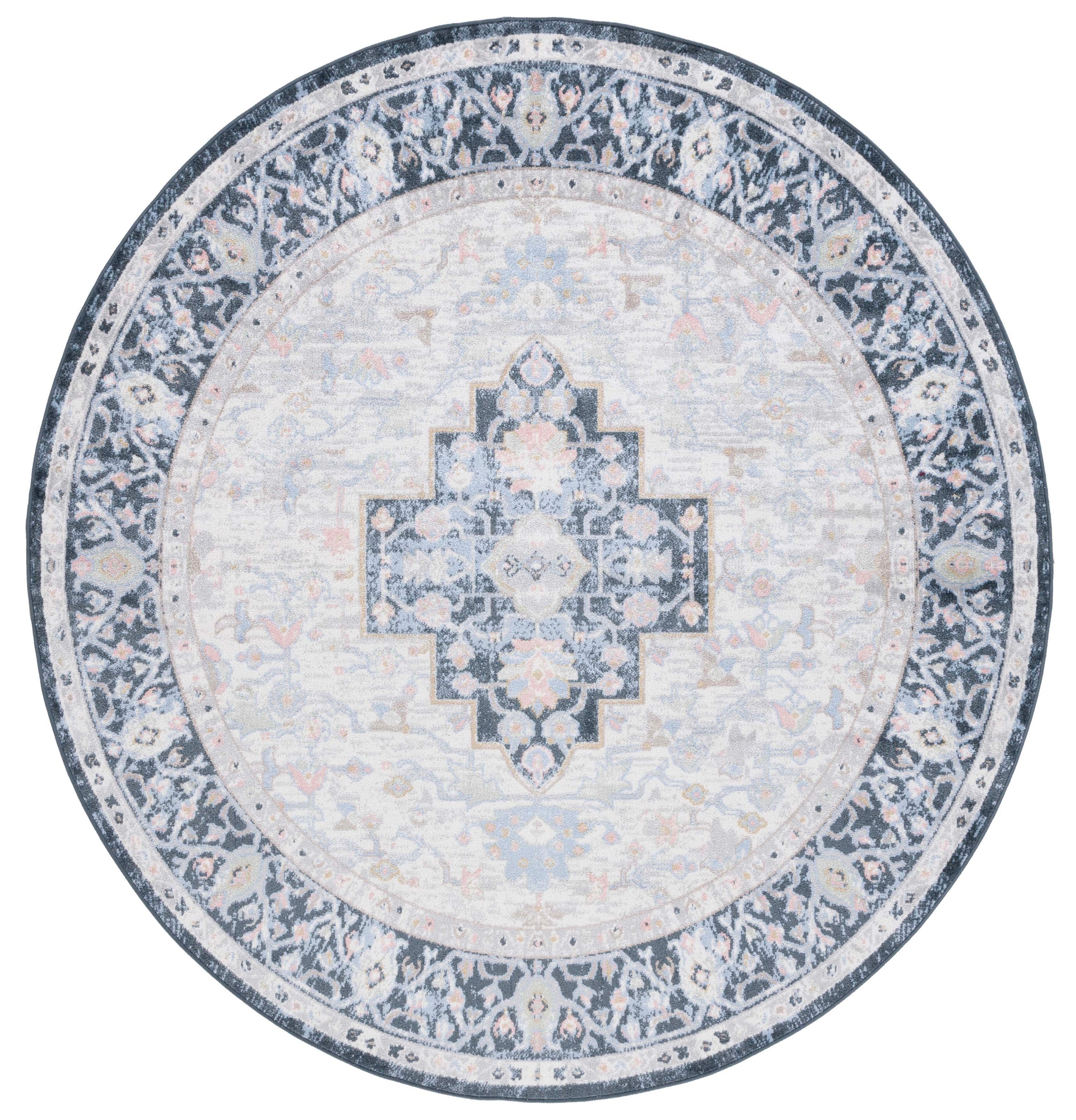 Safavieh Bayside 114 Rug, BAY114 - Blue / Ivory