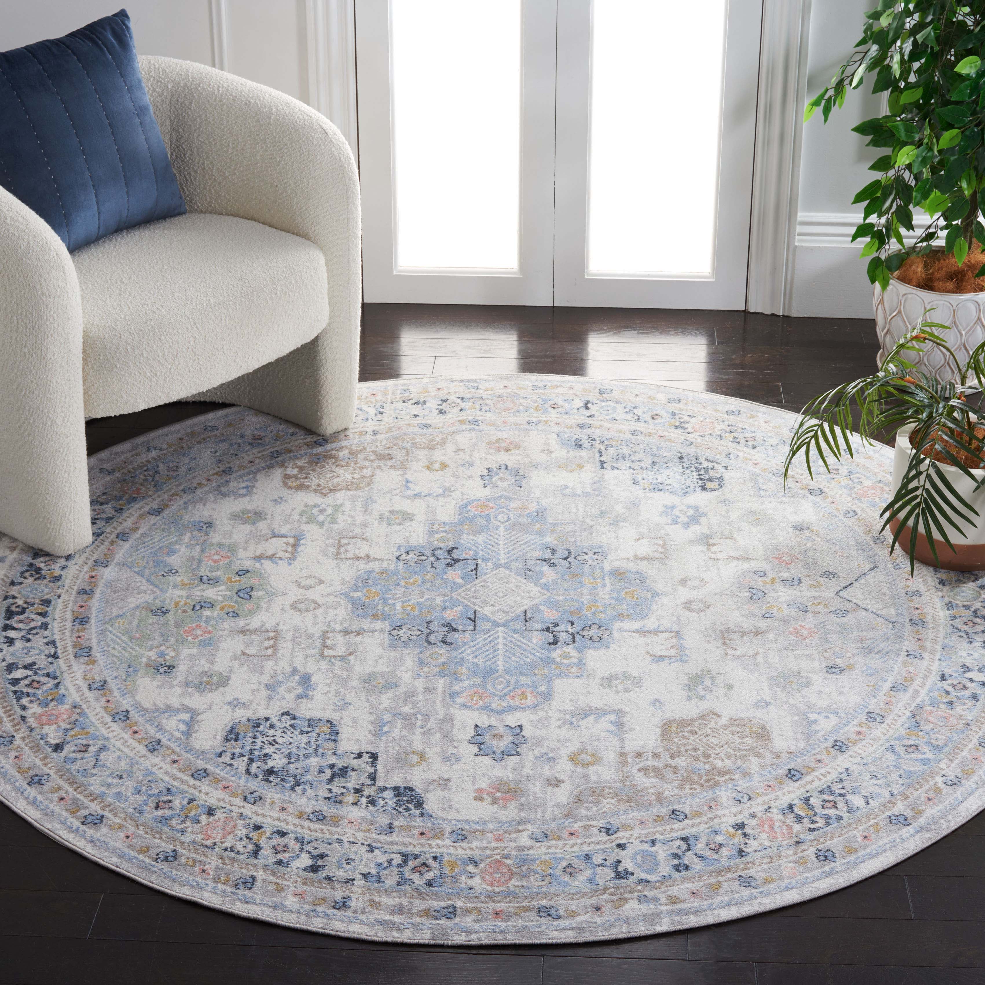 Safavieh Bayside 116 Rug, BAY116 - Grey / Blue