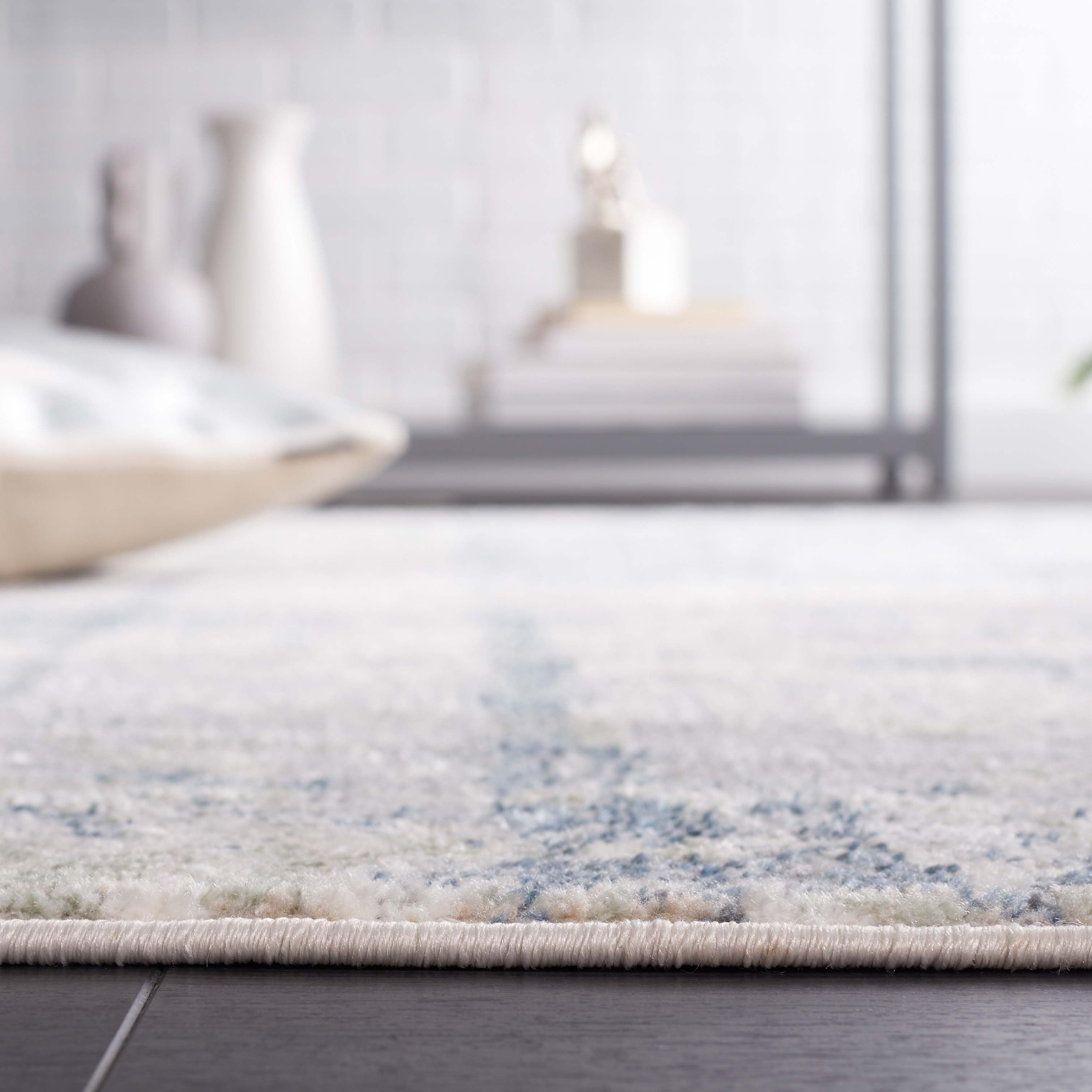 Safavieh Bayside 122 Rug, BAY122 - Grey / Ivory Blue