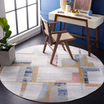 Safavieh Bayside 126 Rug, BAY126 - Ivory / Blue Rust