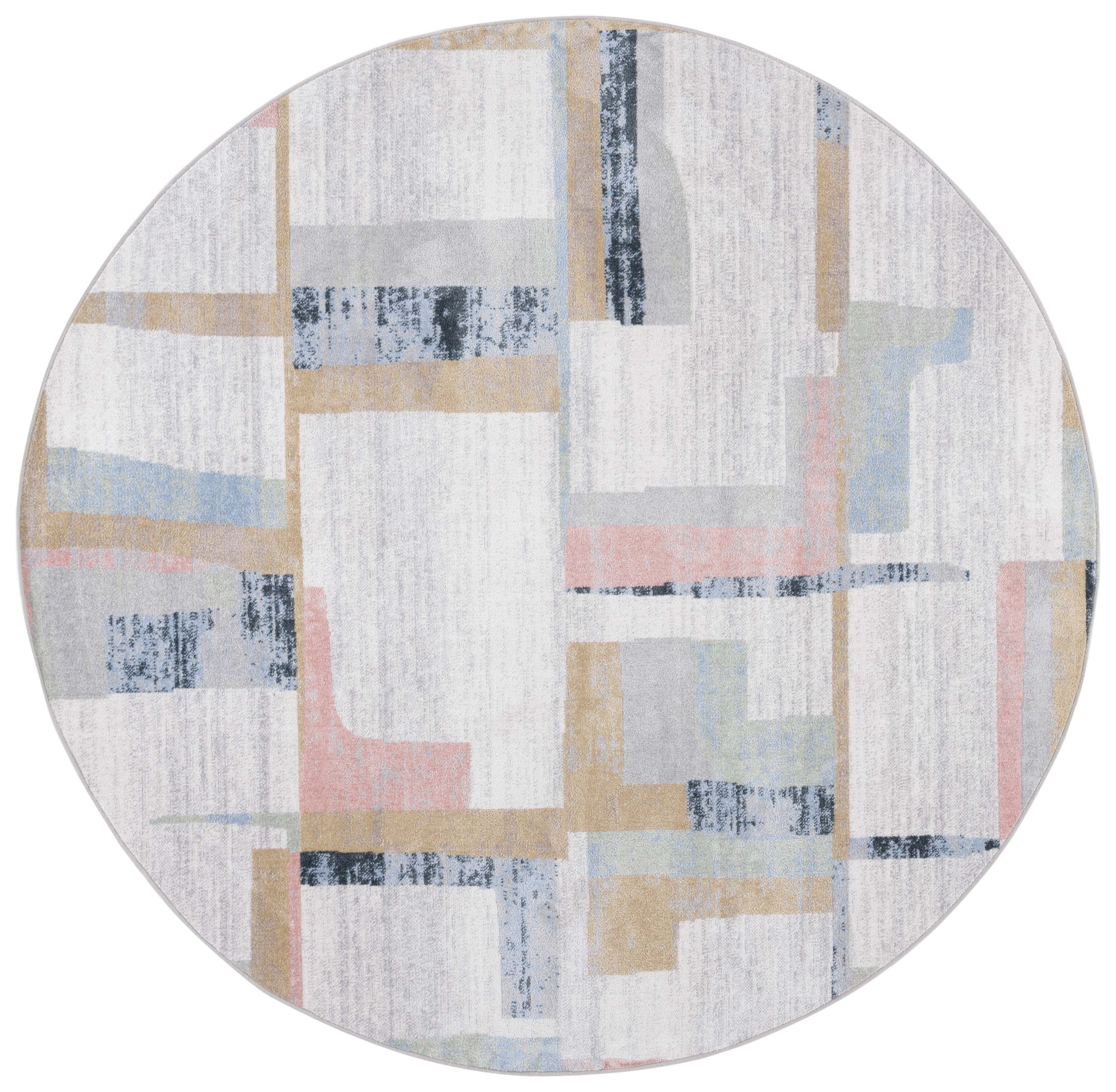 Safavieh Bayside 126 Rug, BAY126 - Ivory / Blue Rust