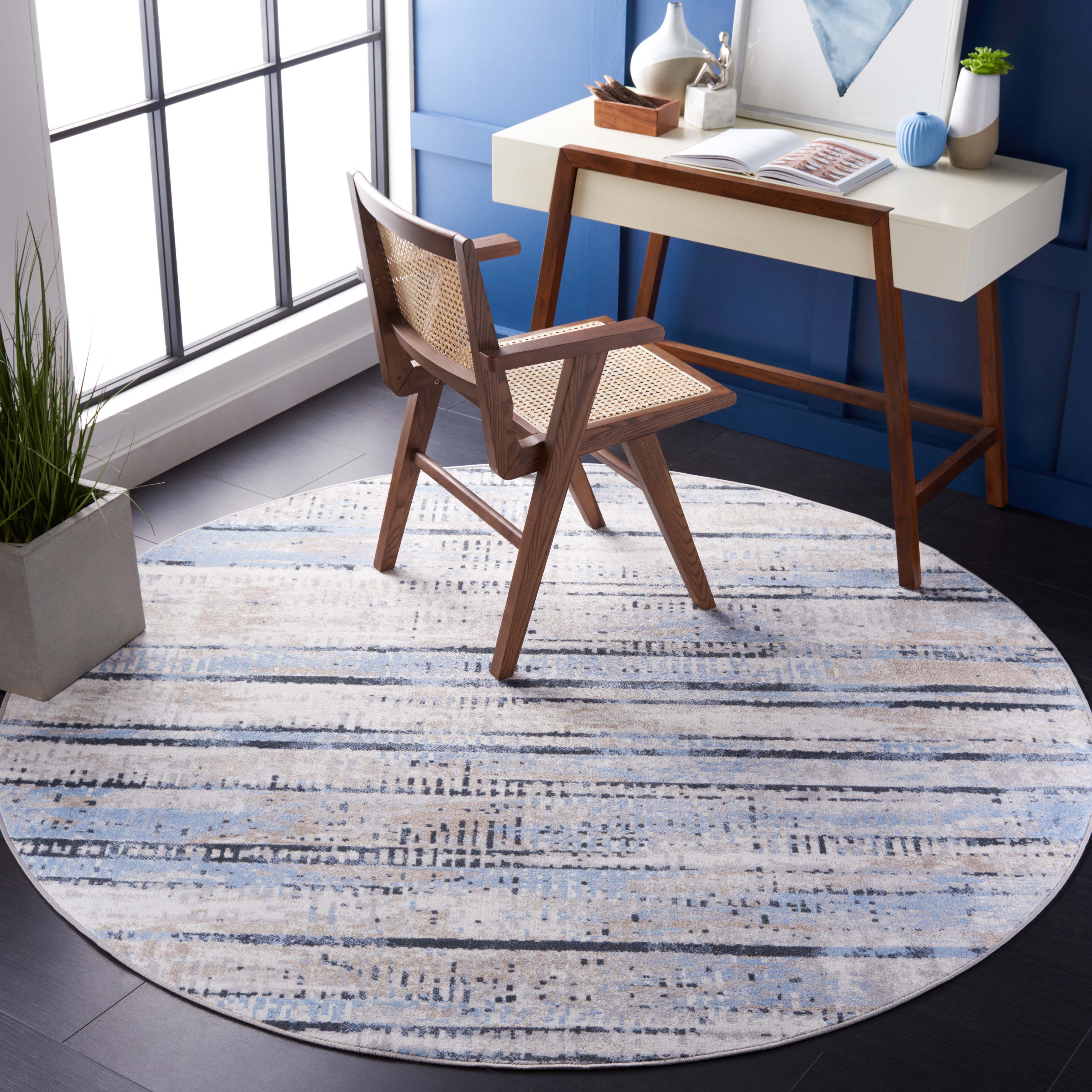 Safavieh Bayside 130 Rug, BAY130 - Blue / Gold