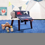 Safavieh Wesley Throw , BBY1005 - Navy/Red/White