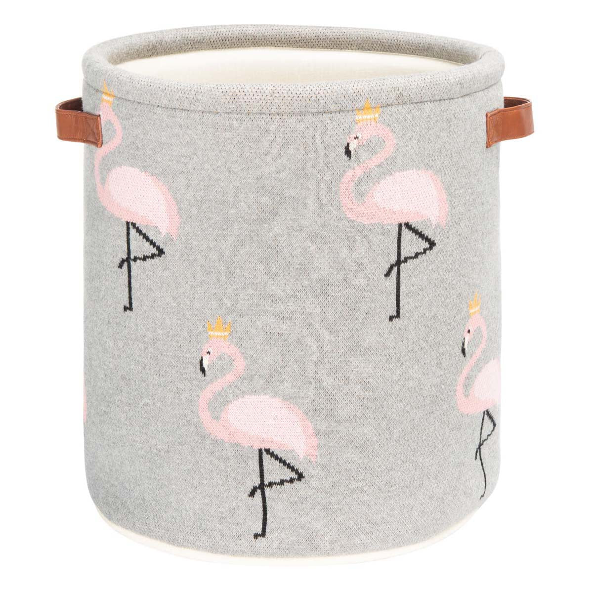 Safavieh Flora Flamingo Basket , BBY6106 - Grey