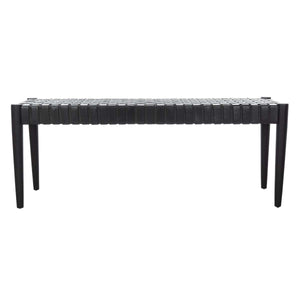 Safavieh Amalia Leather Weave Bench , BCH1001
