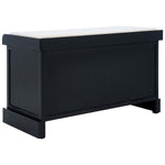 Safavieh Landers 2 Drawer/Cushion Storage Bench , BCH5702 - Black