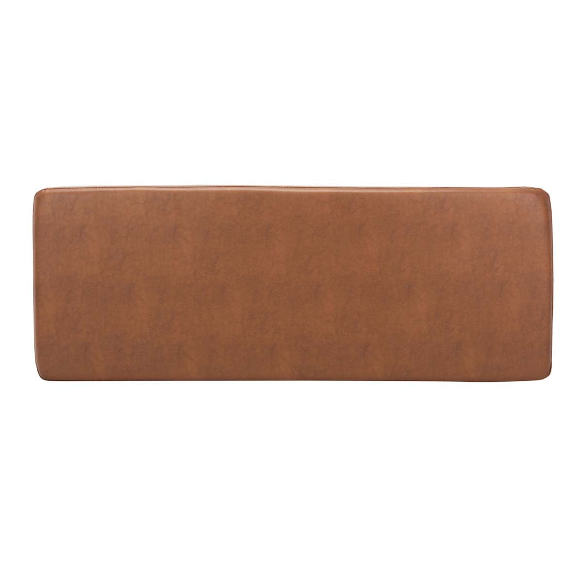 Safavieh Elise Rectangular Bench , BCH6302 - Brown Pu / Black