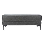 Safavieh Elise Rectangular Bench , BCH6302 - Grey Pu / Black