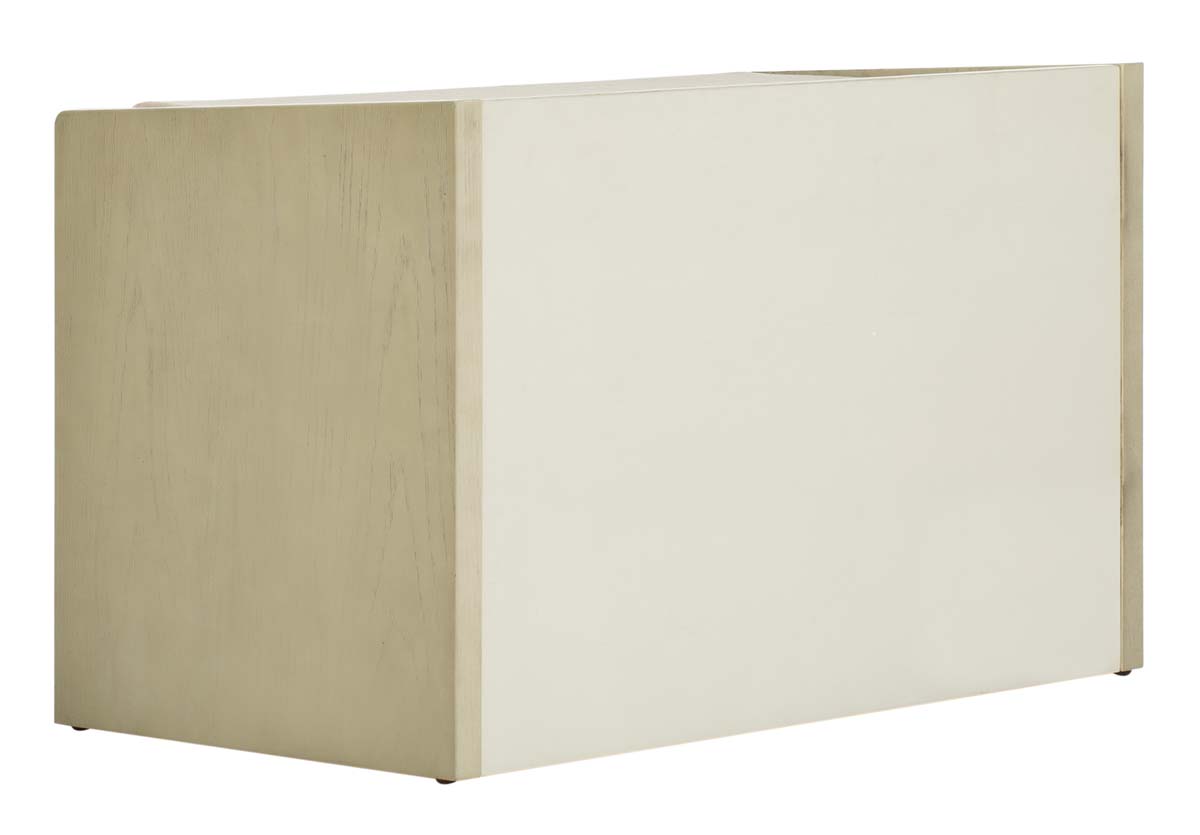 Safavieh Percy Storage Bench , BCH6400 - White Wash/Beige Linen