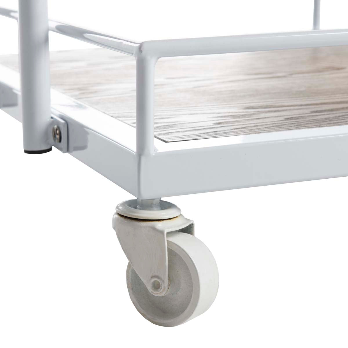 Safavieh Dawson 2 Tier Rectangle Bar Cart , BCT6200 - Oak/White