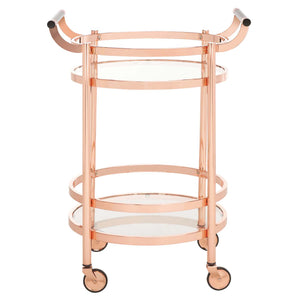 Safavieh Sienna 2 Tier Round Bar Cart , BCT8001