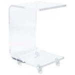 Safavieh Rollins Acrylic Bar Cart , BCT8006 - Clear