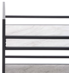 Safavieh Idria 3 Tier Bar Cart , BCT8010 - Matte Black / Marble