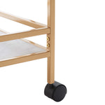 Safavieh Idria 3 Tier Bar Cart , BCT8010 - Gold / Marble