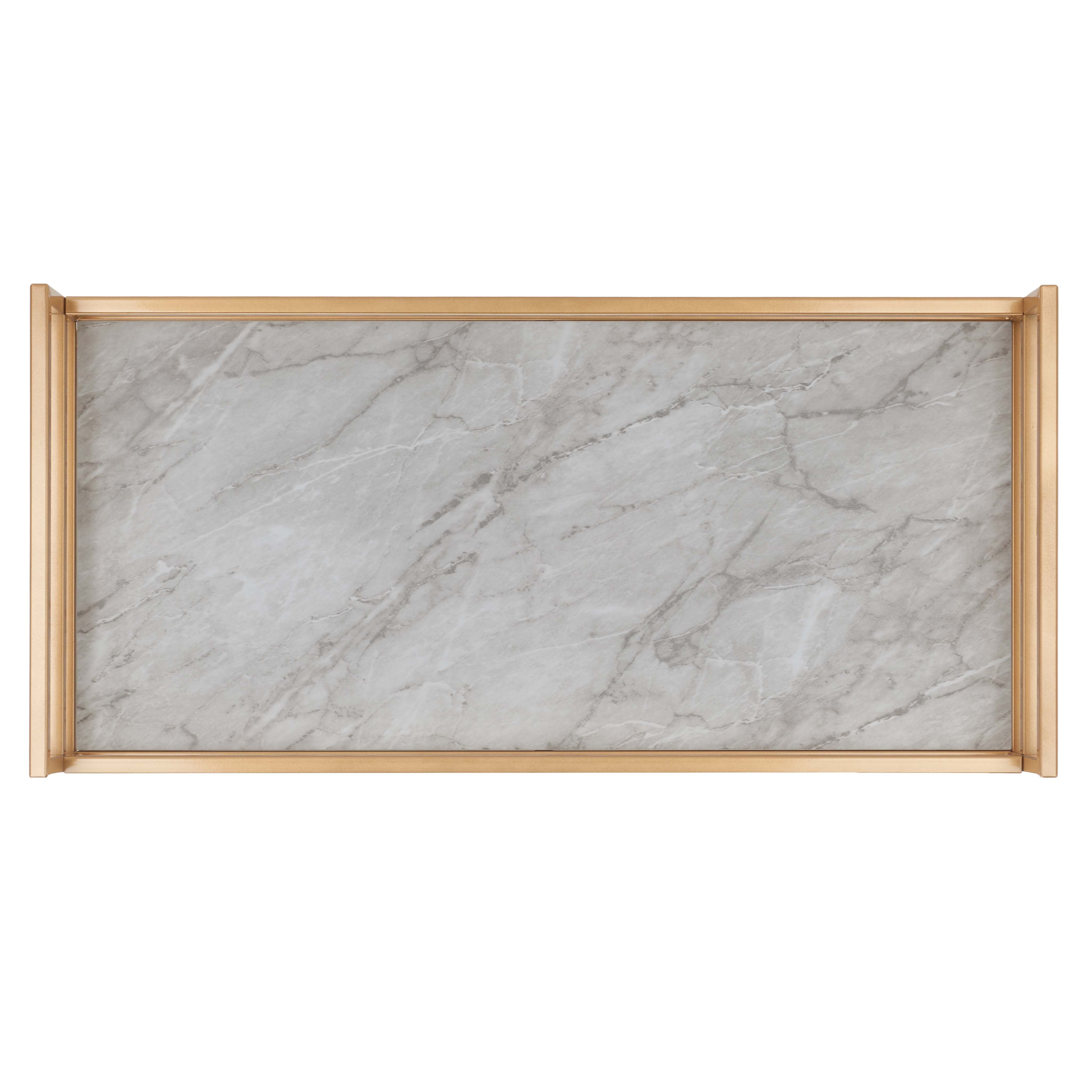 Safavieh Idria 3 Tier Bar Cart , BCT8010 - Gold / Marble