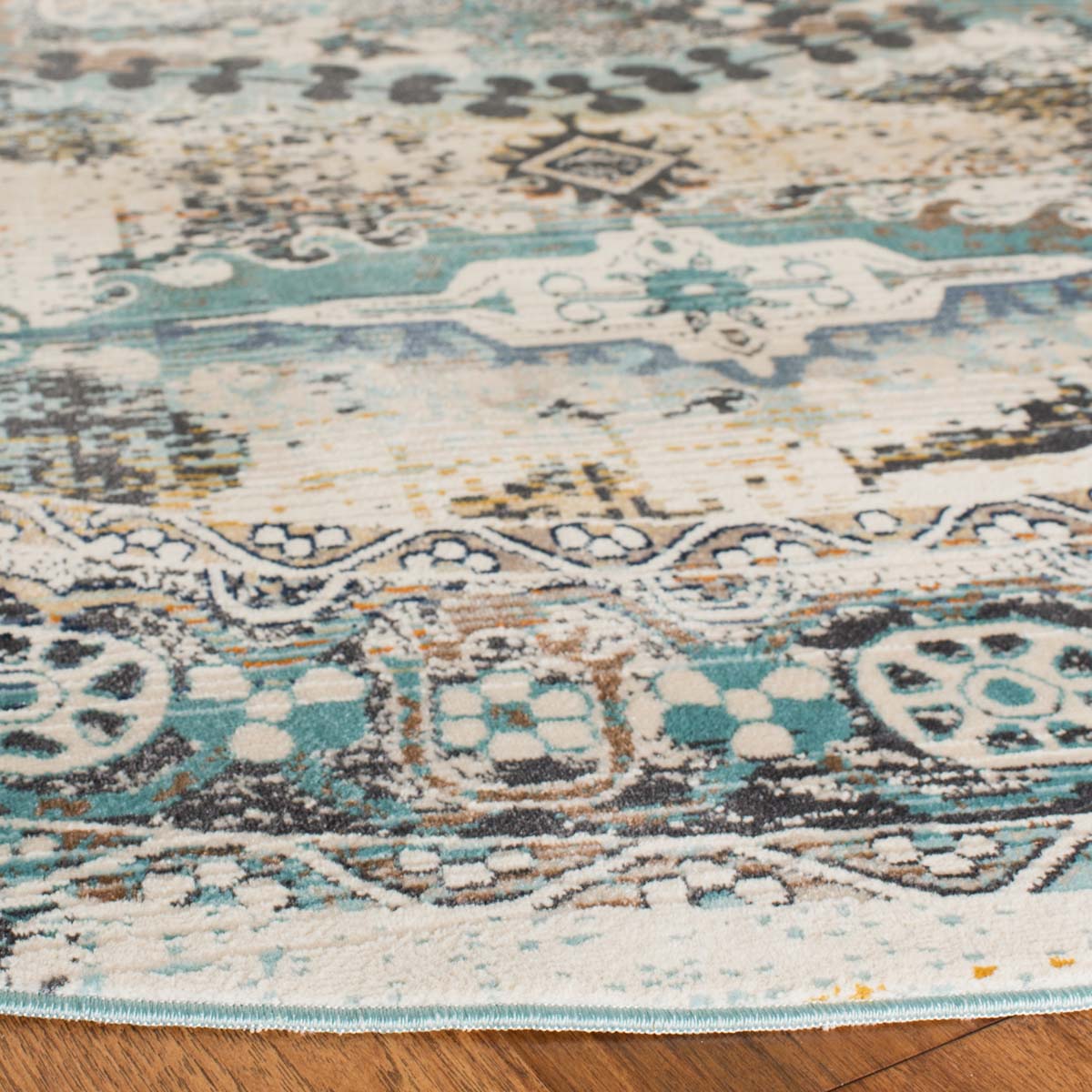 Ivory / Teal