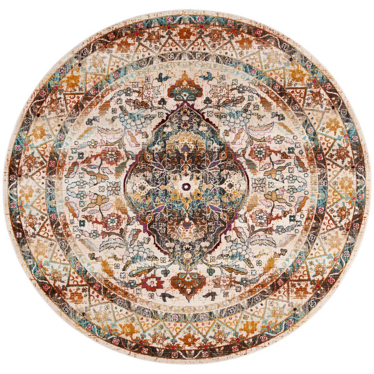 Safavieh Baldwin 189 Rug, BDN189 - Ivory / Teal