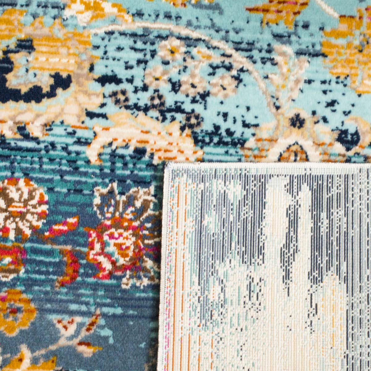 Safavieh Baldwin 192 Rug, BDN192 - Teal / Beige
