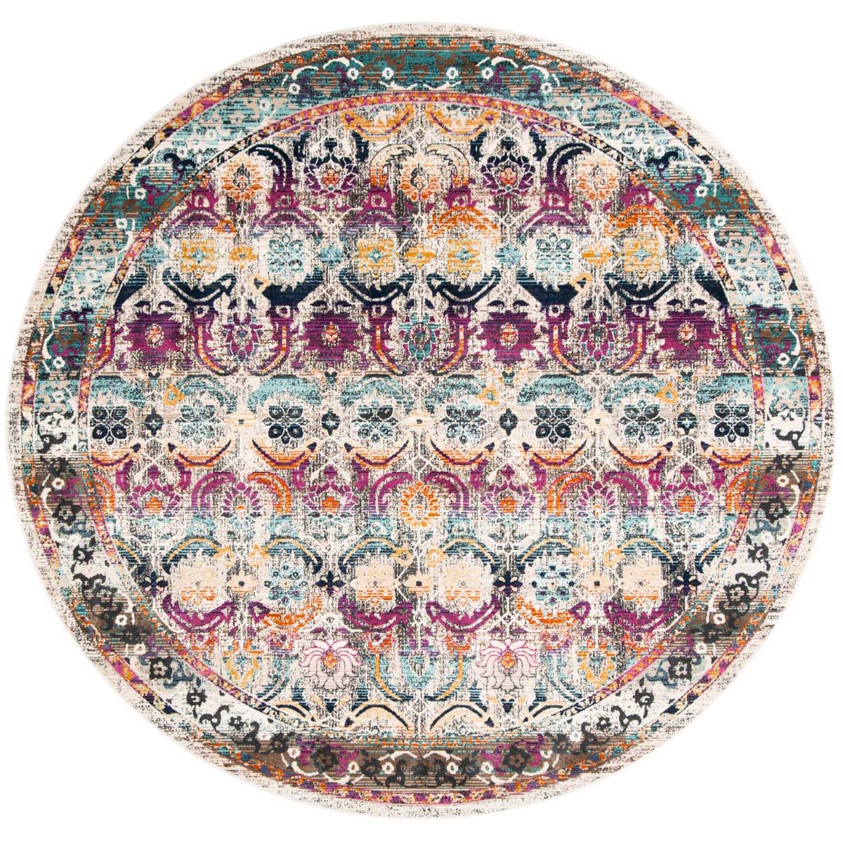 Safavieh Baldwin 196 Rug, BDN196 - Cream / Multi