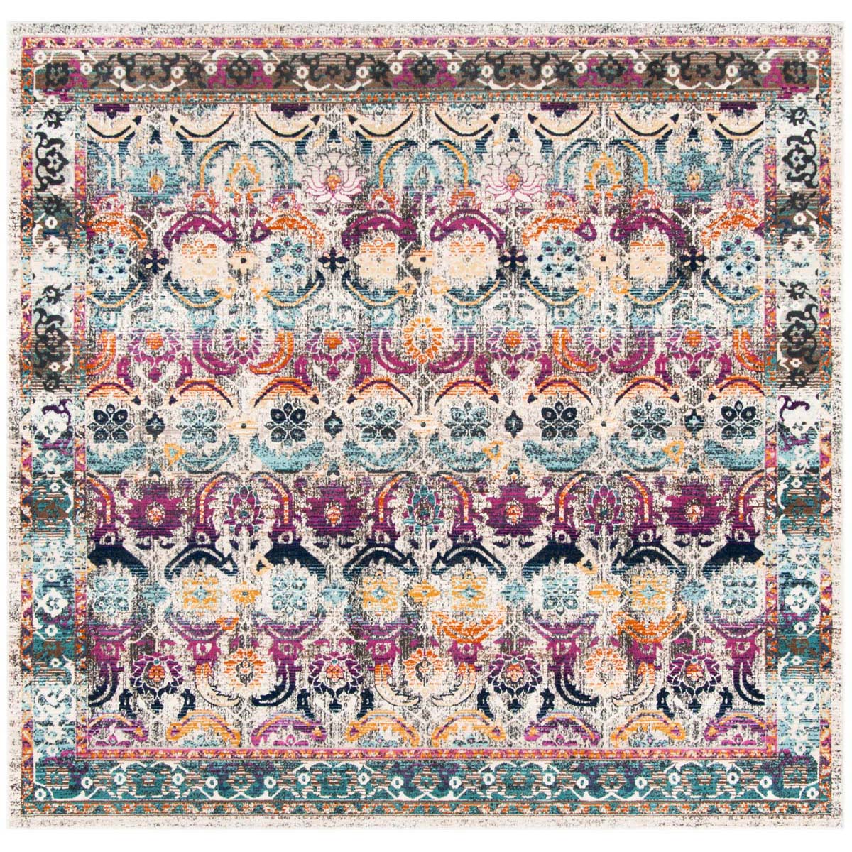 Safavieh Baldwin 196 Rug, BDN196 - Cream / Multi
