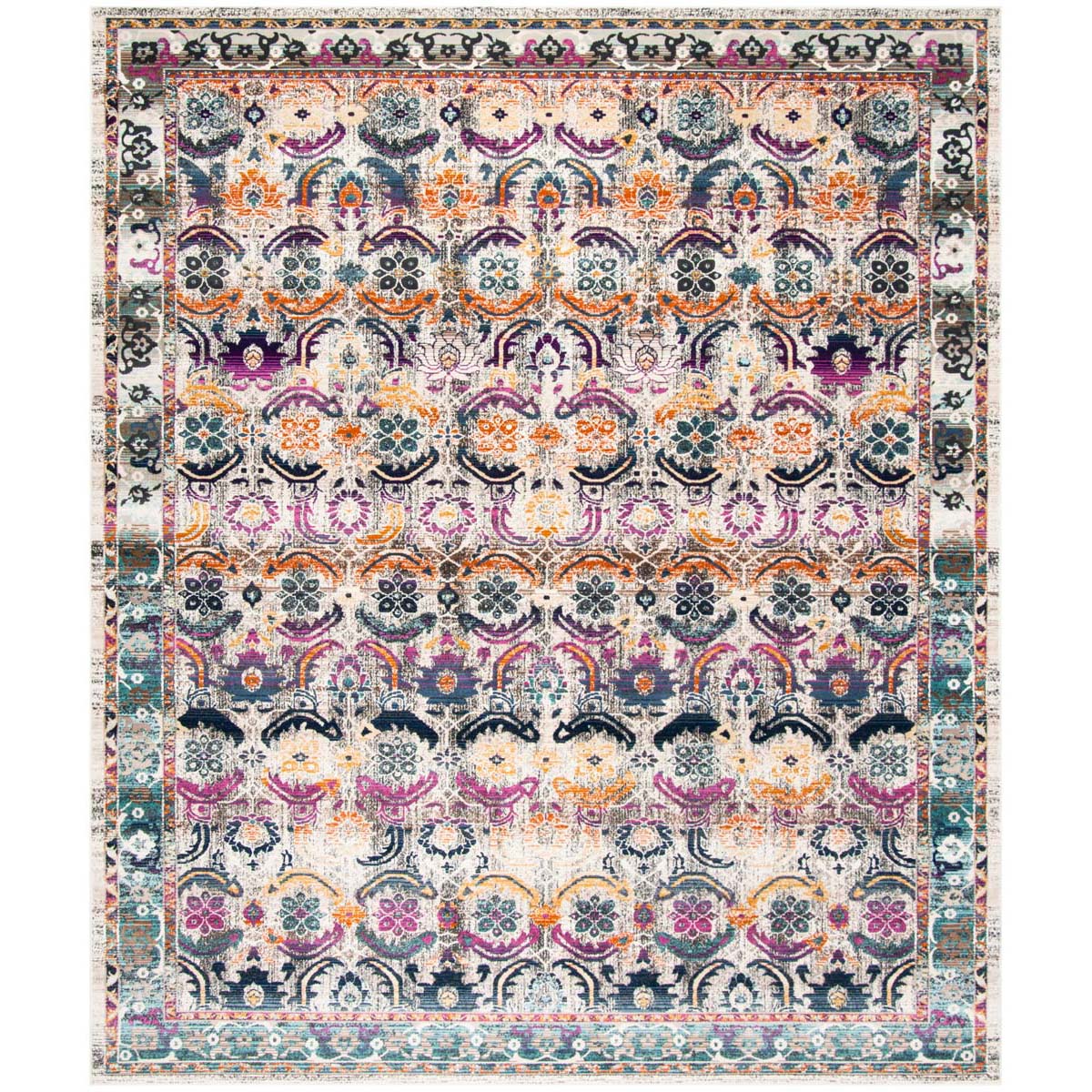 Safavieh Baldwin 196 Rug, BDN196 - Cream / Multi